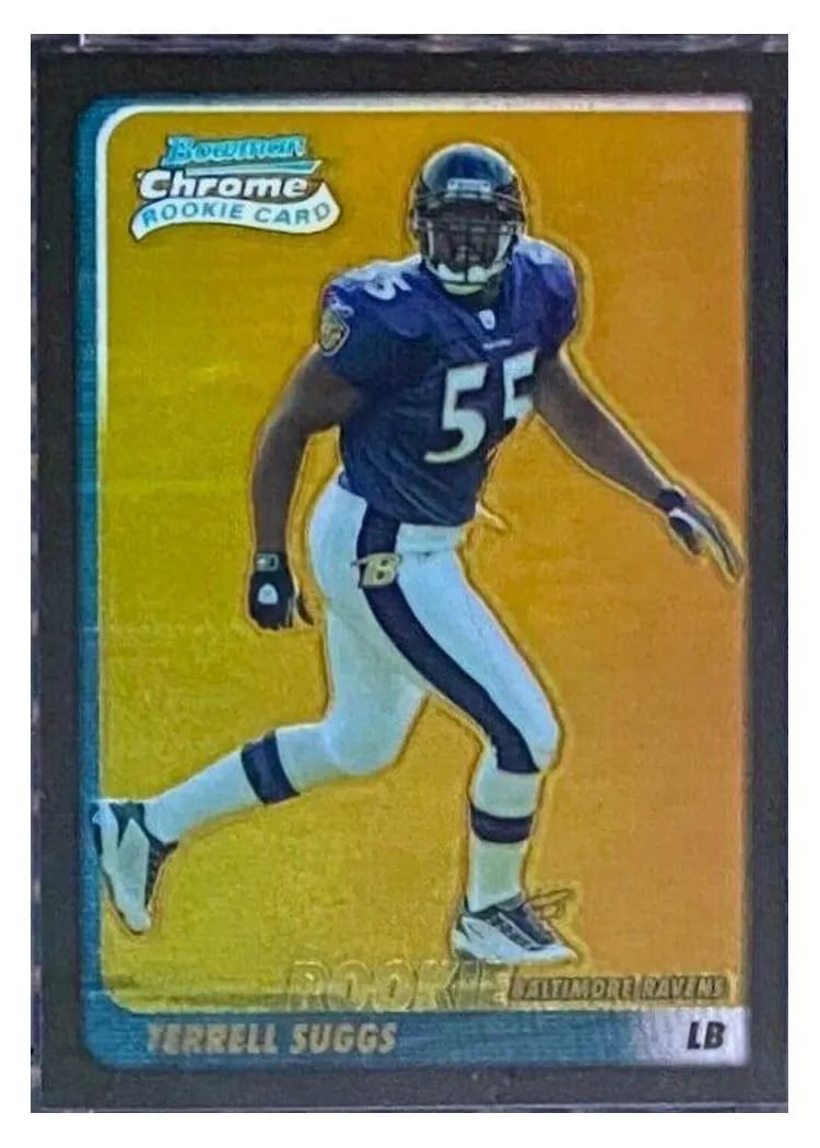 2003 Bowman Chrome Terrell Suggs #128 card