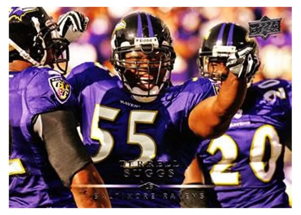 2008 Upper Deck Terrell Suggs #17 card