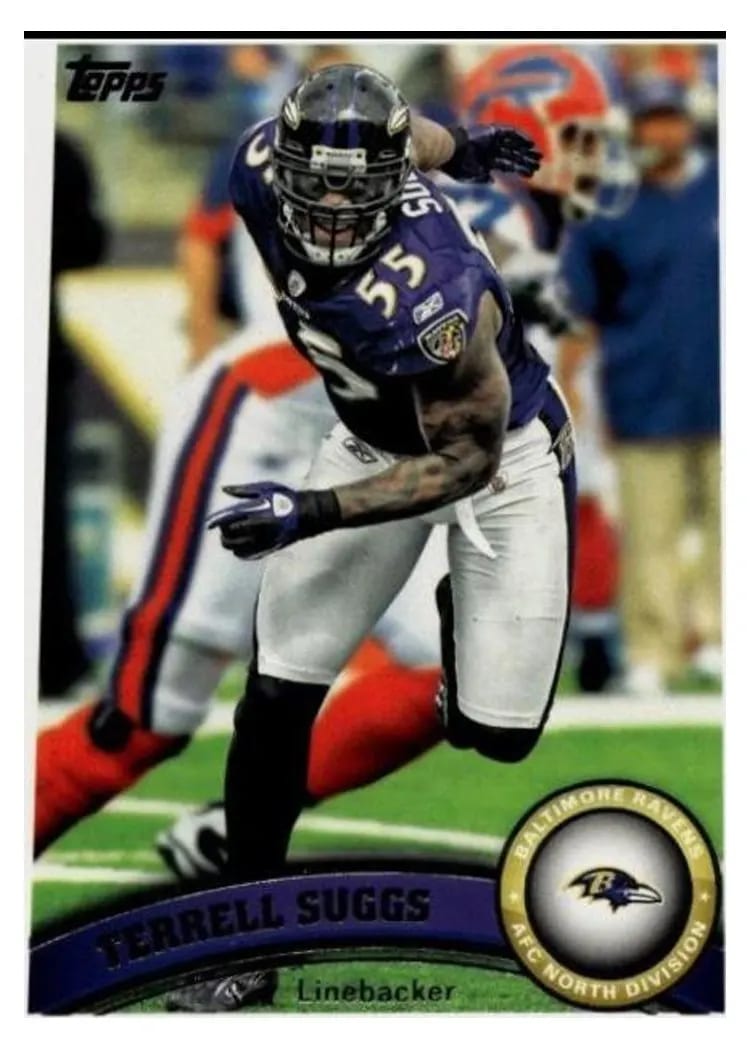 2011 Topps Terrell Suggs #62 card