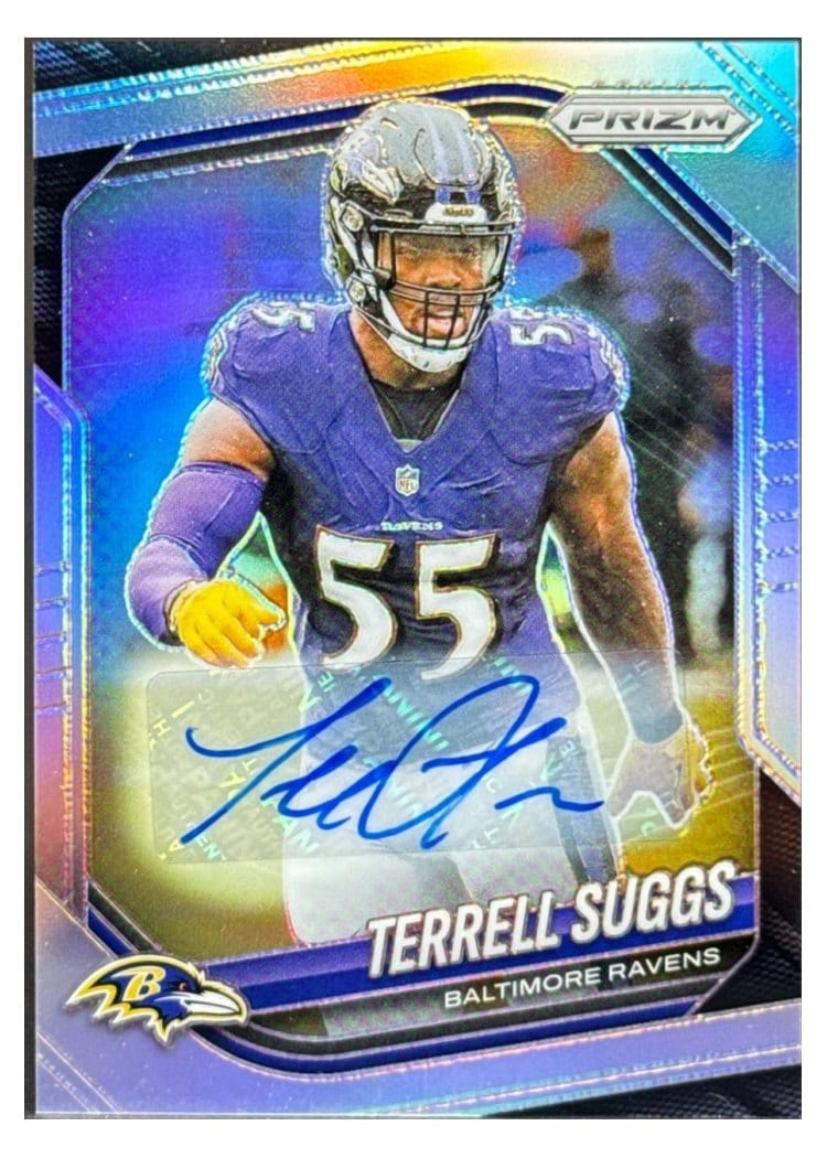 2025 Panini Prizm Base Set Terrell Suggs #93 card