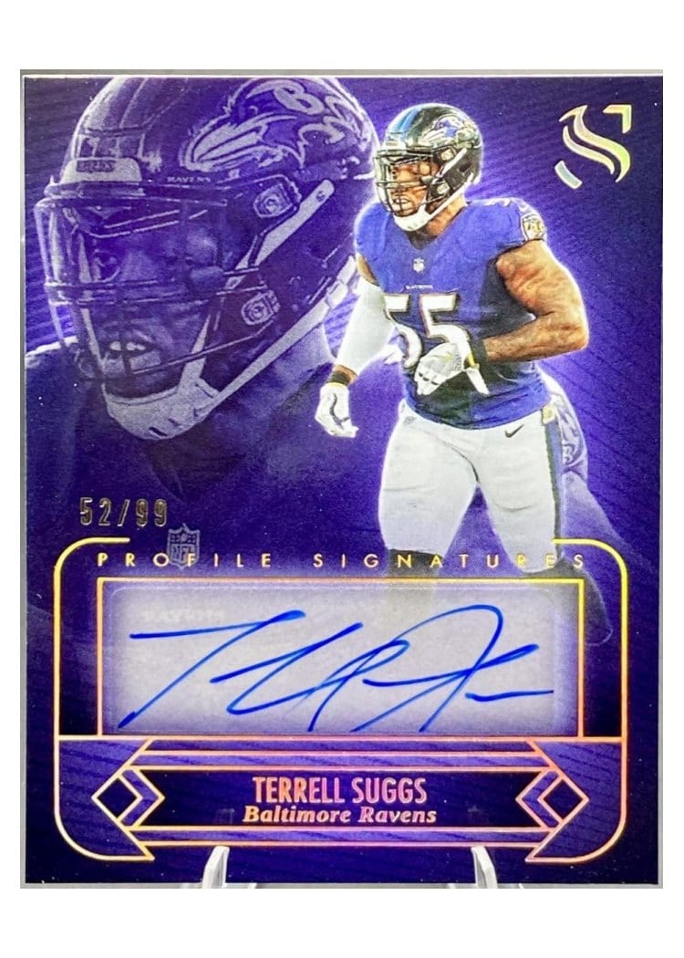 2025 Panini Silhouette Profile Signatures Terrell Suggs #8 card