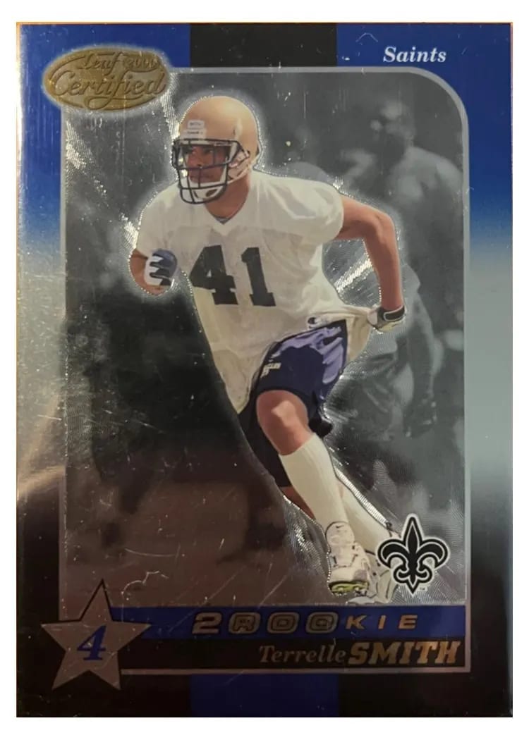 2000 Leaf Certified Terrelle Smith #201 card