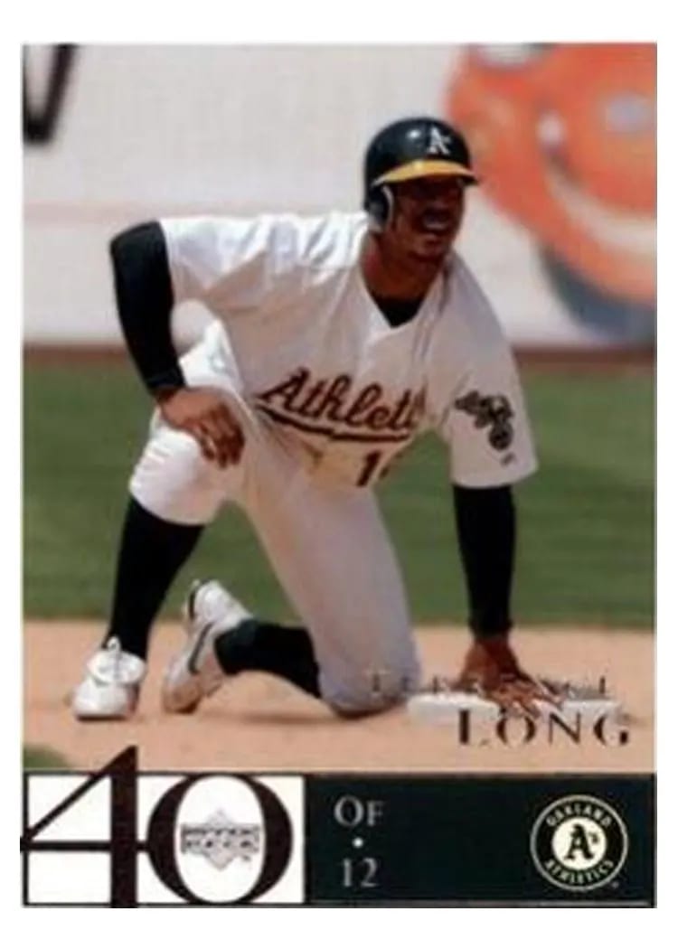 2003 Upper Deck 40 Man Terrence Long #33 card