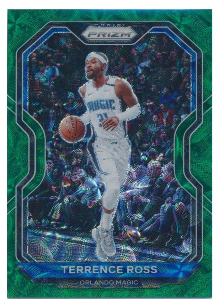 2020-21 Panini Prizm Base Set Terrence Ross Choice Green Prizm #33 card