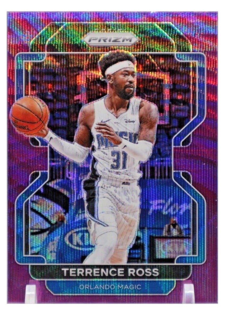 2021-22 Panini Prizm Base Set Terrence Ross Purple Wave #189 card