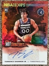 2024-25 Hoops Hot Signatures Rookies Terrence Shannon Jr. #HSR-TSJ card