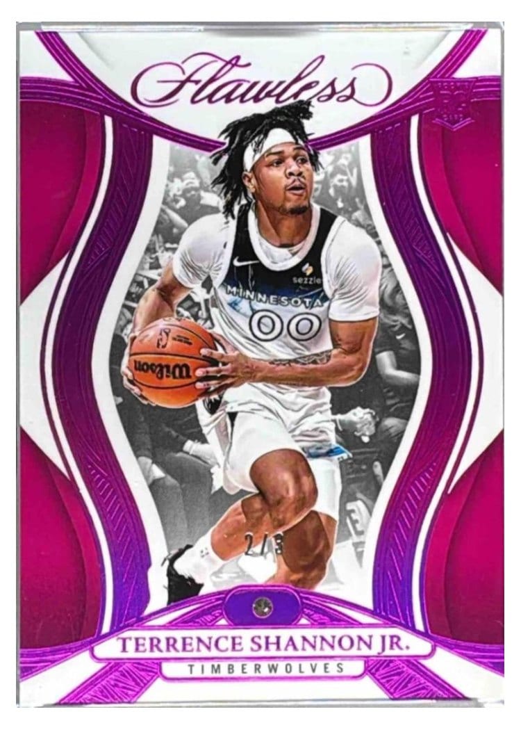 2024-25 Panini Flawless Base Gems Terrence Shannon Jr. #77 card