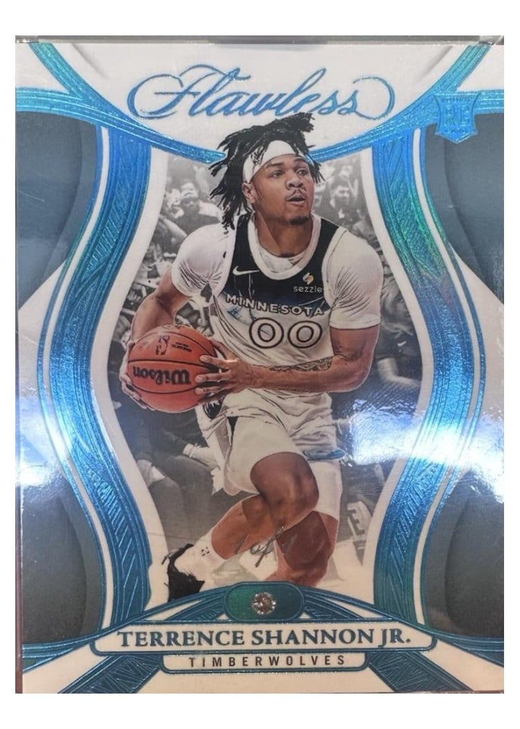 2024-25 Panini Flawless Base Gems Terrence Shannon Jr. #77 card