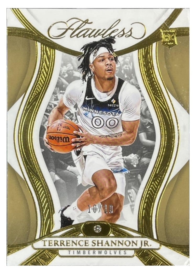 2024-25 Panini Flawless Base Gems Terrence Shannon Jr. #77 card