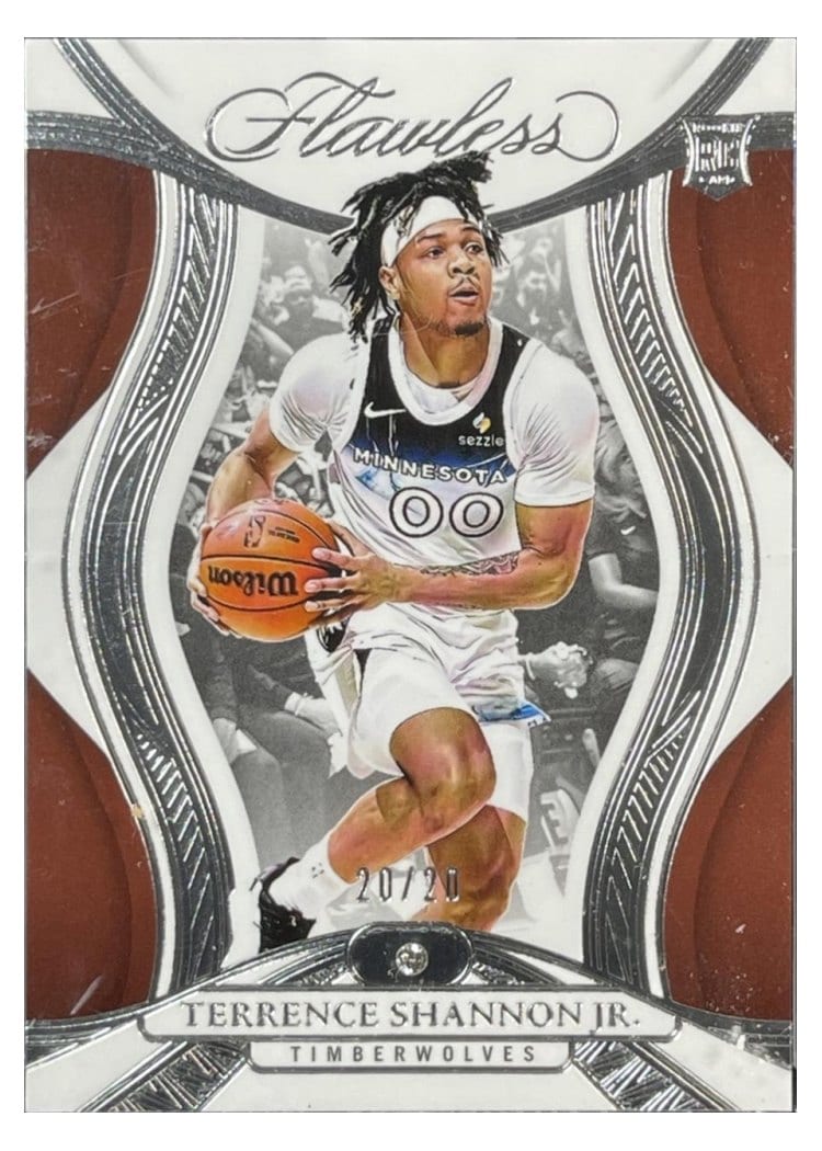 2024-25 Panini Flawless Base Gems Terrence Shannon Jr. #77 card
