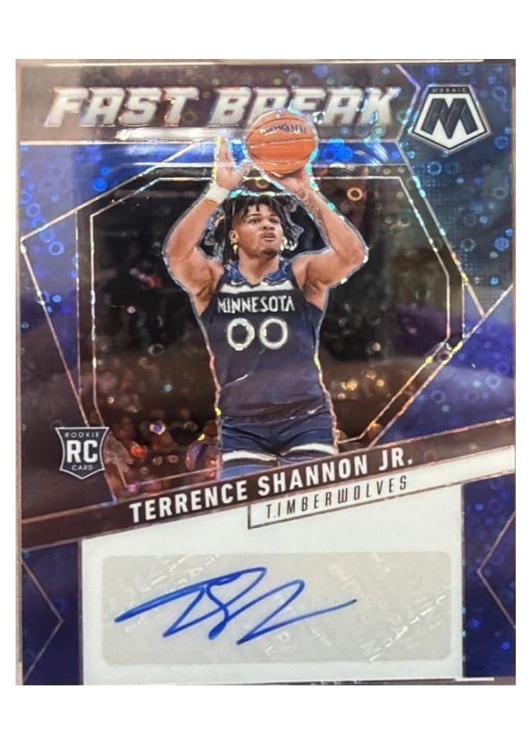 2024-25 Panini Mosaic Autographs Fast Break Terrence Shannon Jr. #3