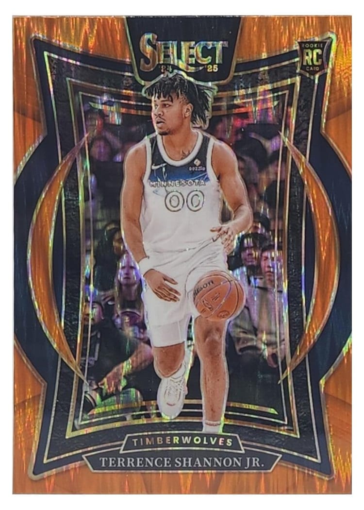 2024-25 Panini Select Base Set Terrence Shannon Jr. Orange Tectonic #78 card