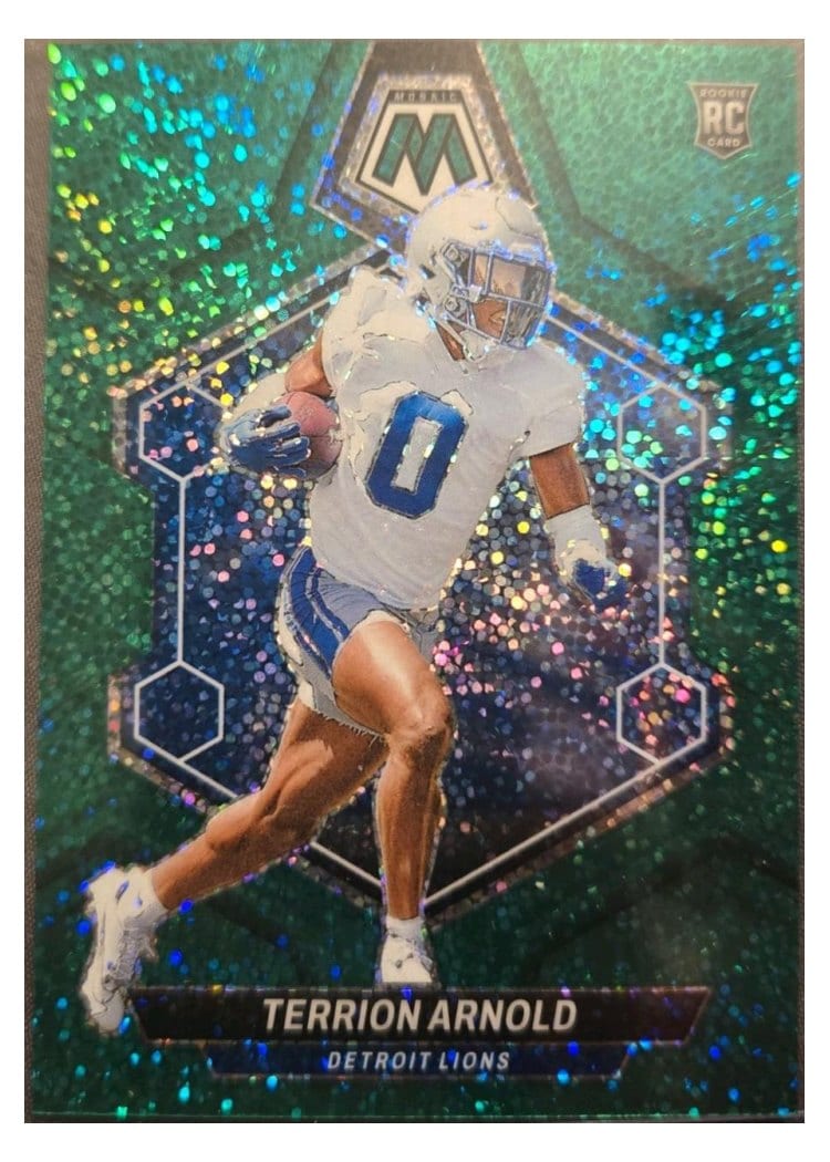 2024 Panini Mosaic Base Set Terrion Arnold Green Sparkle #324 card