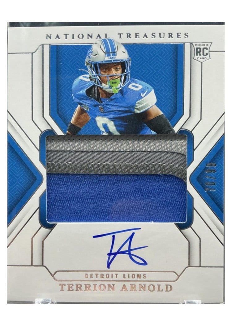 2024 Panini National Treasures Base Set Terrion Arnold #185 card