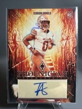 2024 Panini Phoenix Phoenician Rookie Penmanship Terrion Arnold #PRP-TAD card