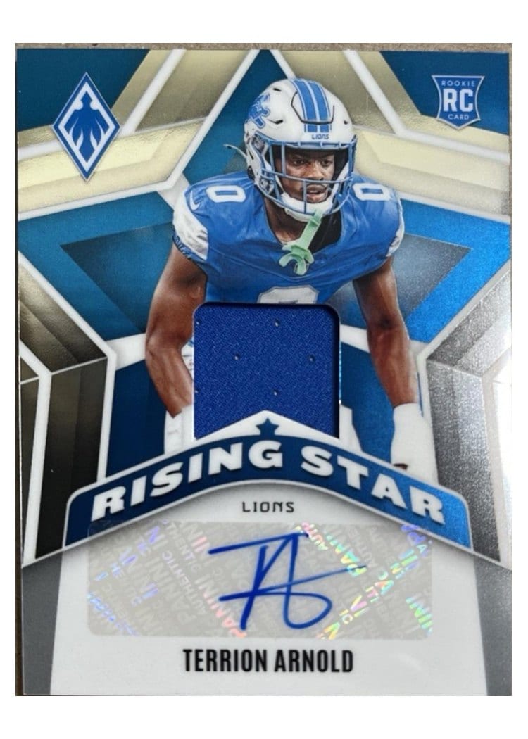 2024 Panini Phoenix Rising Star Autographs Jersey Terrion Arnold #RSJA-TAD card