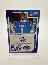 2024 Panini Prestige Draft Day Signatures Terrion Arnold #DDS-TAD