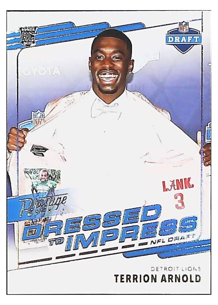 2024 Panini Prestige Dress to Impress NFL Draft Terrion Arnold #DTI-TAD card