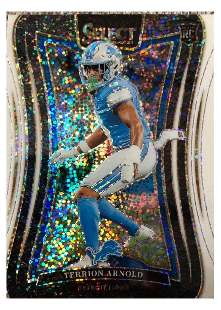 2024 Panini Select Base Set Terrion Arnold White Sparkle Prizm #377 card