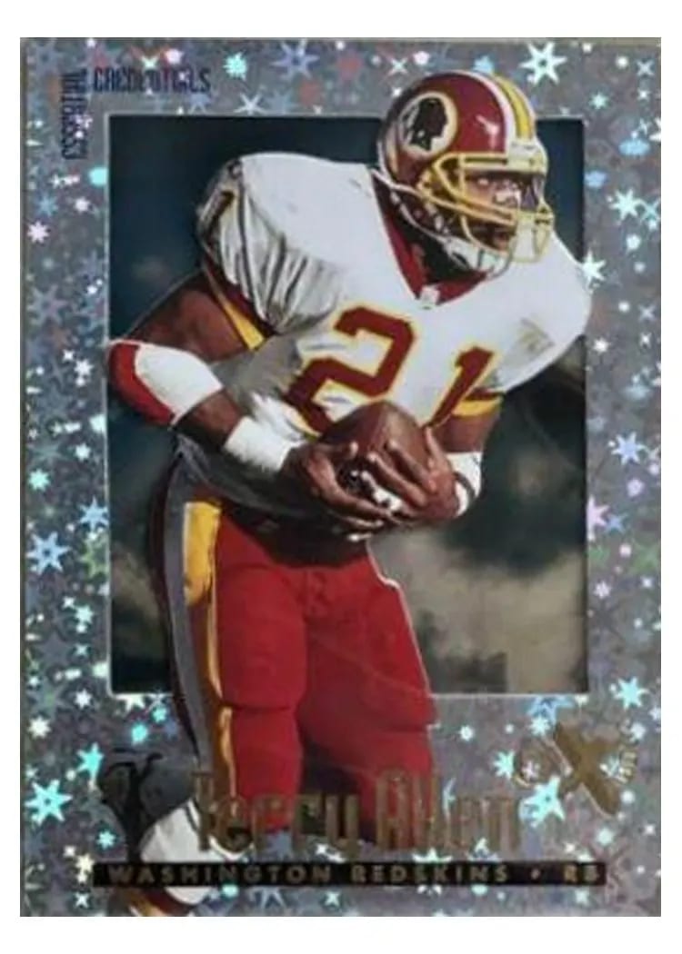 1997 Skybox E X2000 Terry Allen #31 card