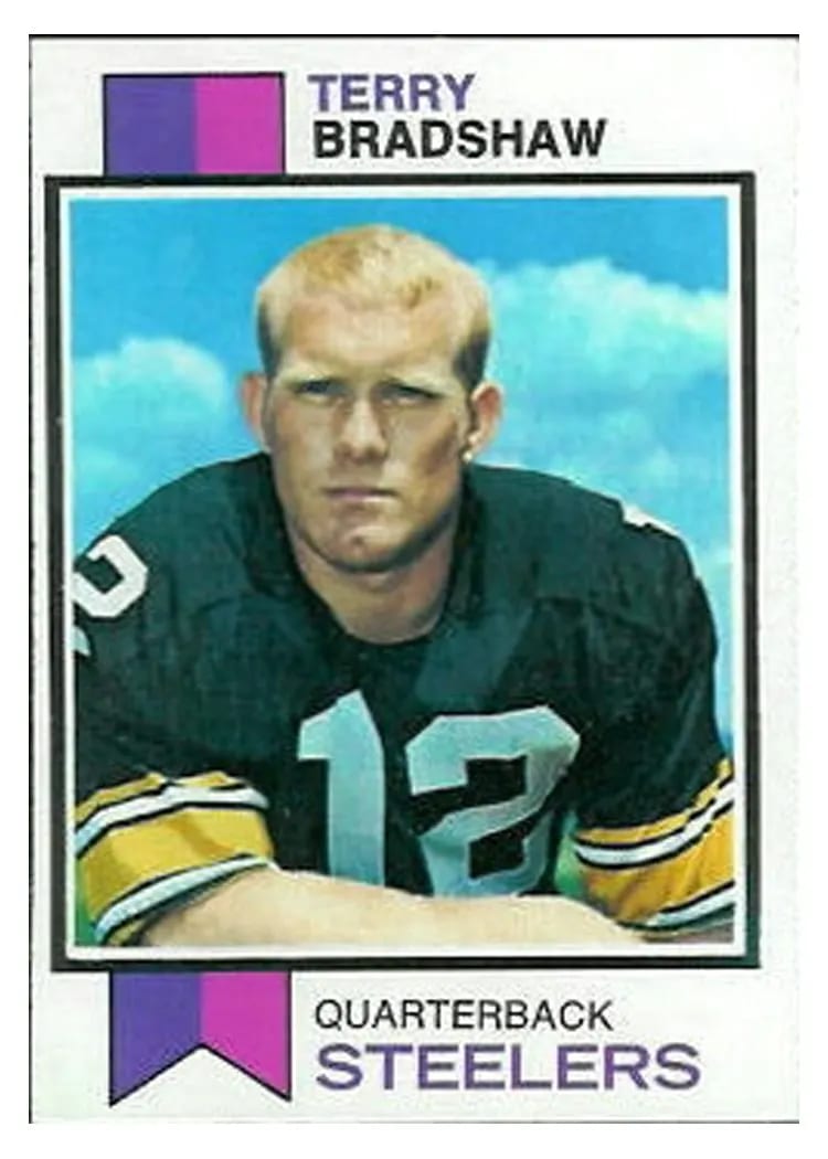 1973 Topps Terry Bradshaw #15 card