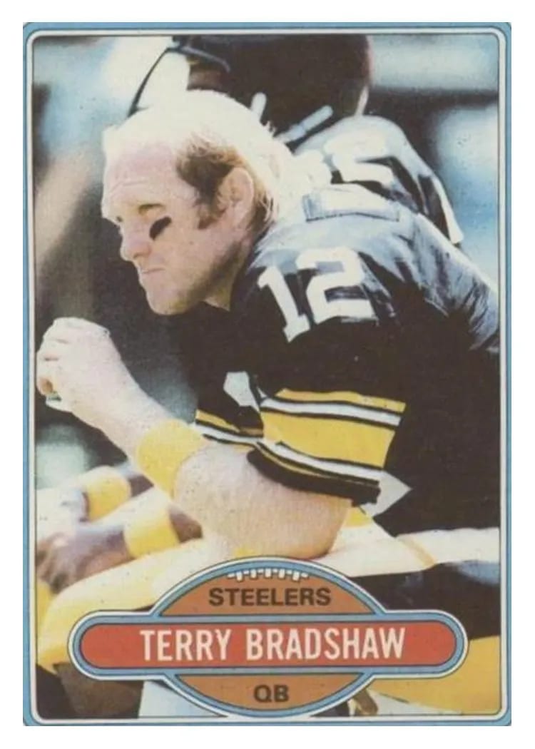 1980 Topps Terry Bradshaw #200 card