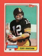 1981 Topps Terry Bradshaw #375 card