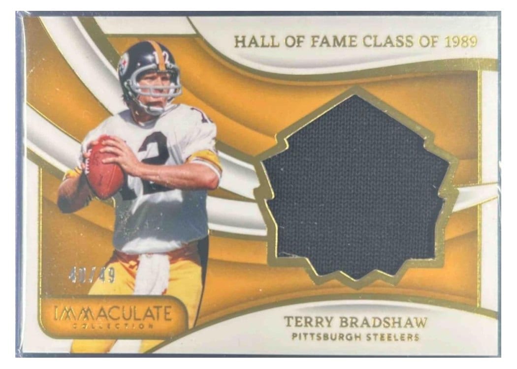 2024 Panini Immaculate Collection Immaculate HOF Jerseys Terry Bradshaw #4 card
