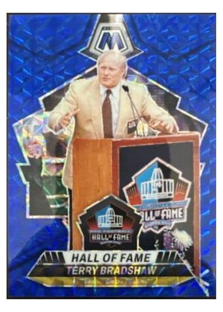 2024 Panini Mosaic Base Set Terry Bradshaw Blue #296 card