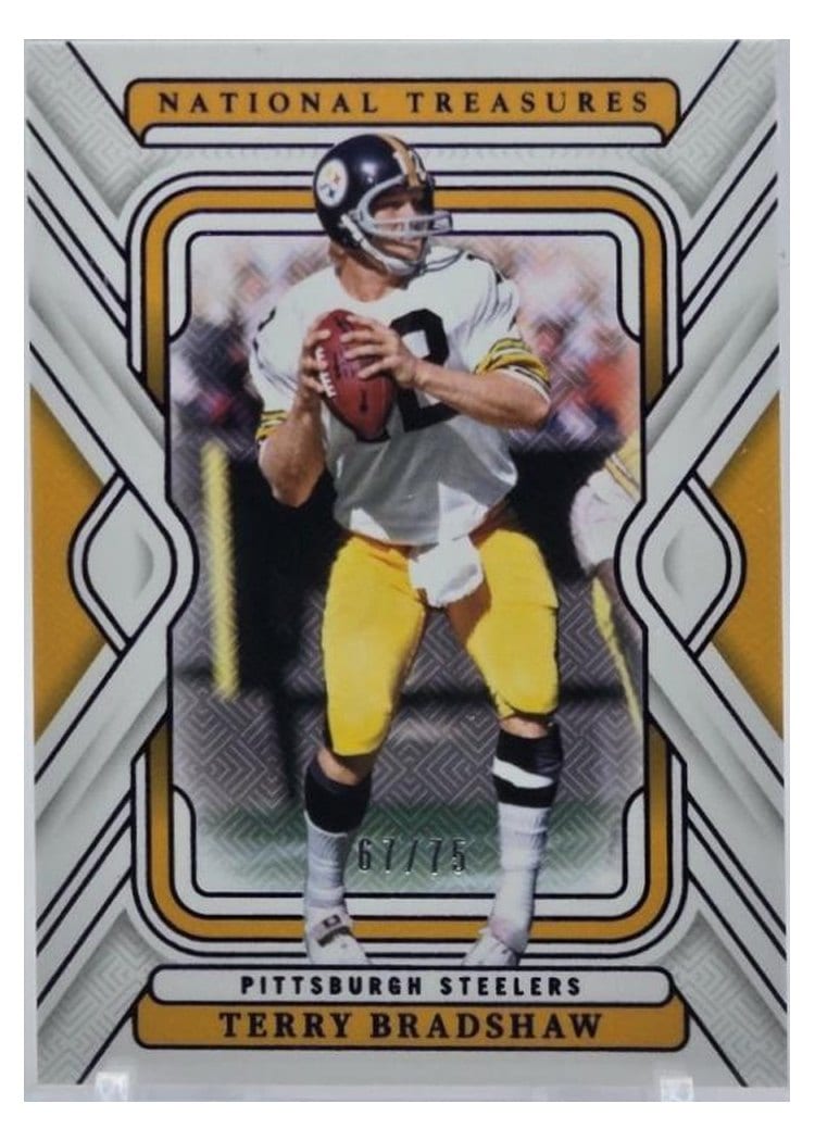 2024 Panini National Treasures Base Set Terry Bradshaw #85 card
