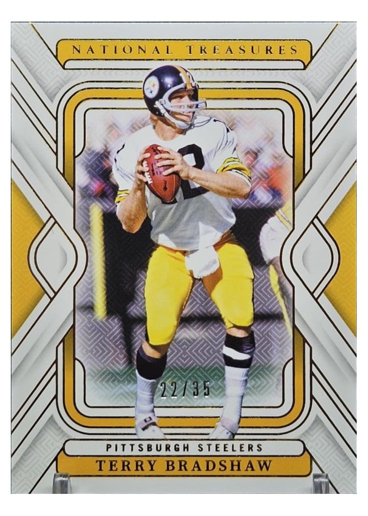 2024 Panini National Treasures Base Set Terry Bradshaw #85 card