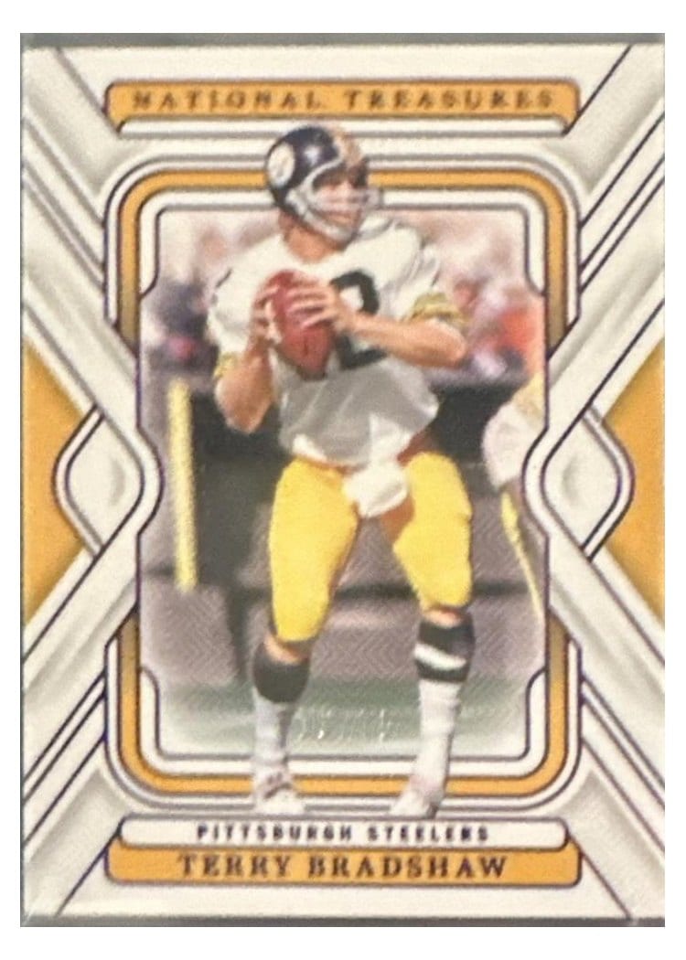 2024 Panini National Treasures Base Set Terry Bradshaw #85 card
