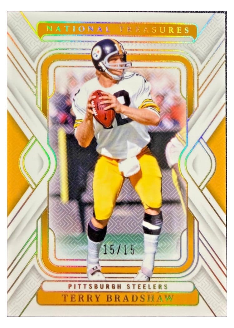 2024 Panini National Treasures Base Set Terry Bradshaw #85 card