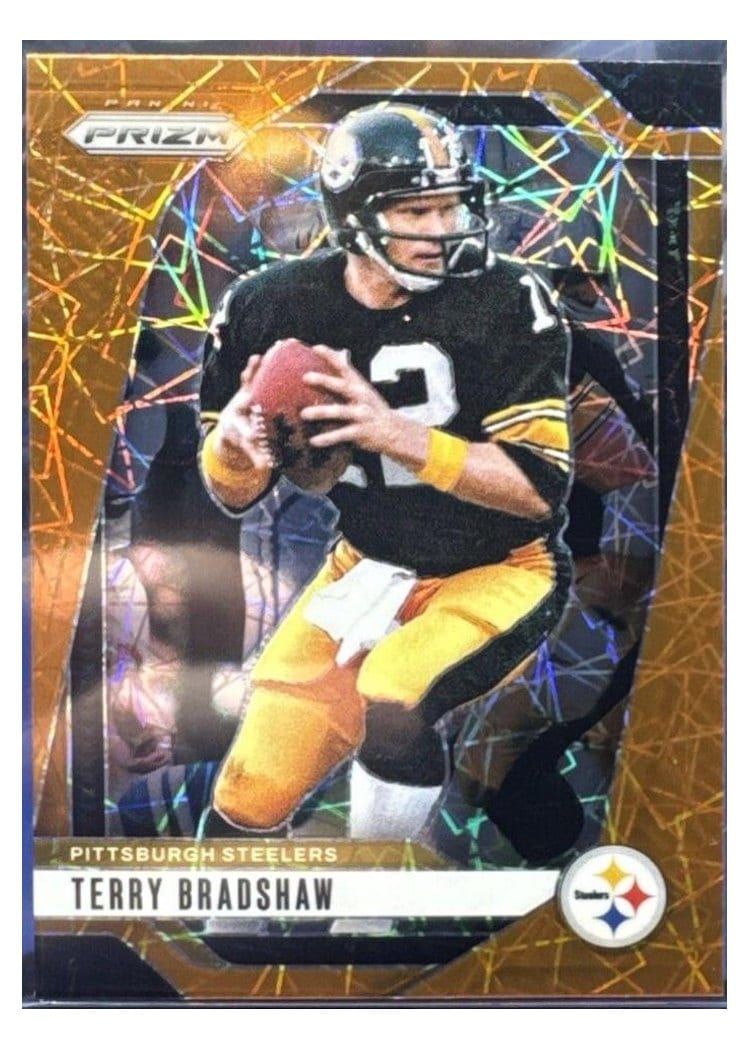 2024 Panini Prizm Base Set Terry Bradshaw Orange Lazer #246 card