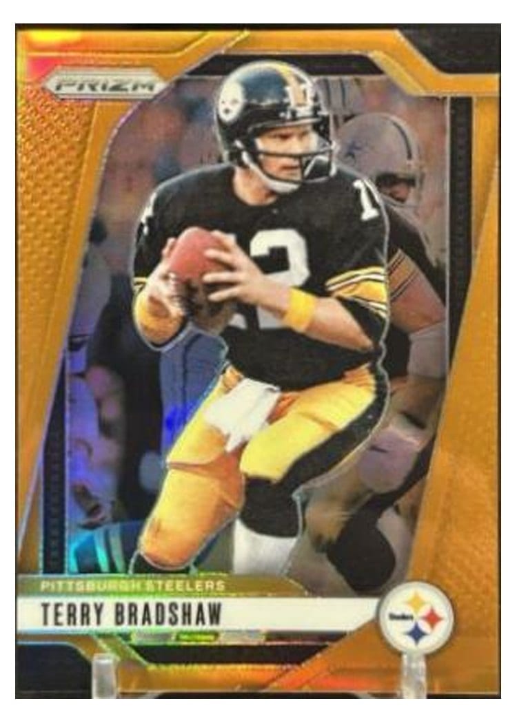 2024 Panini Prizm Base Set Terry Bradshaw Orange #246 card