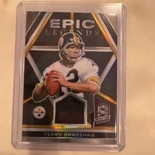 2024 Panini Spectra Epic Legends Materials Terry Bradshaw #ELM-TBW card