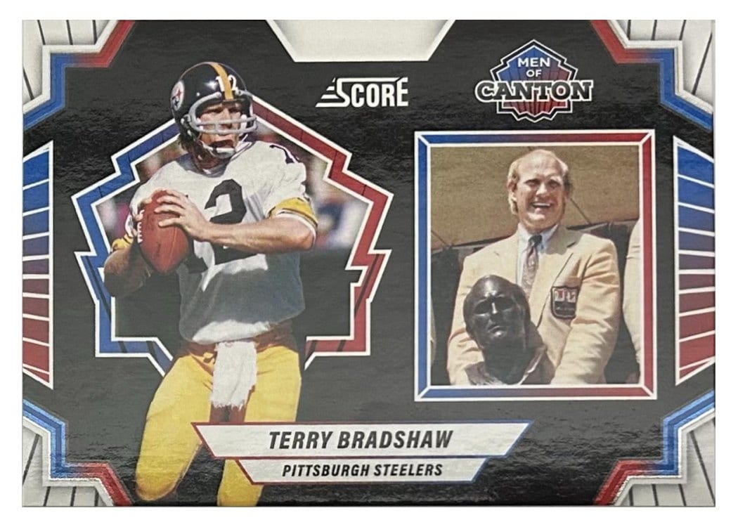 2025 Score Men of Canton Terry Bradshaw #1 card