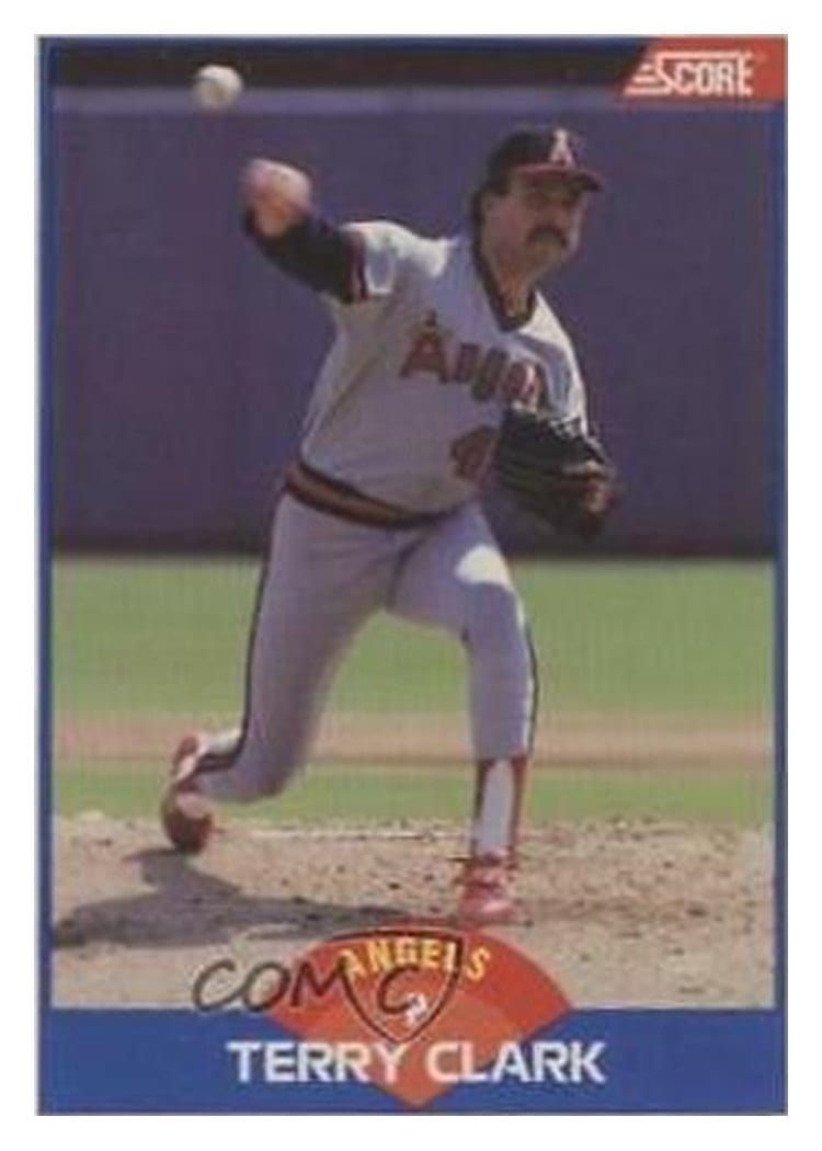 1989 Score Terry Clark #566 card