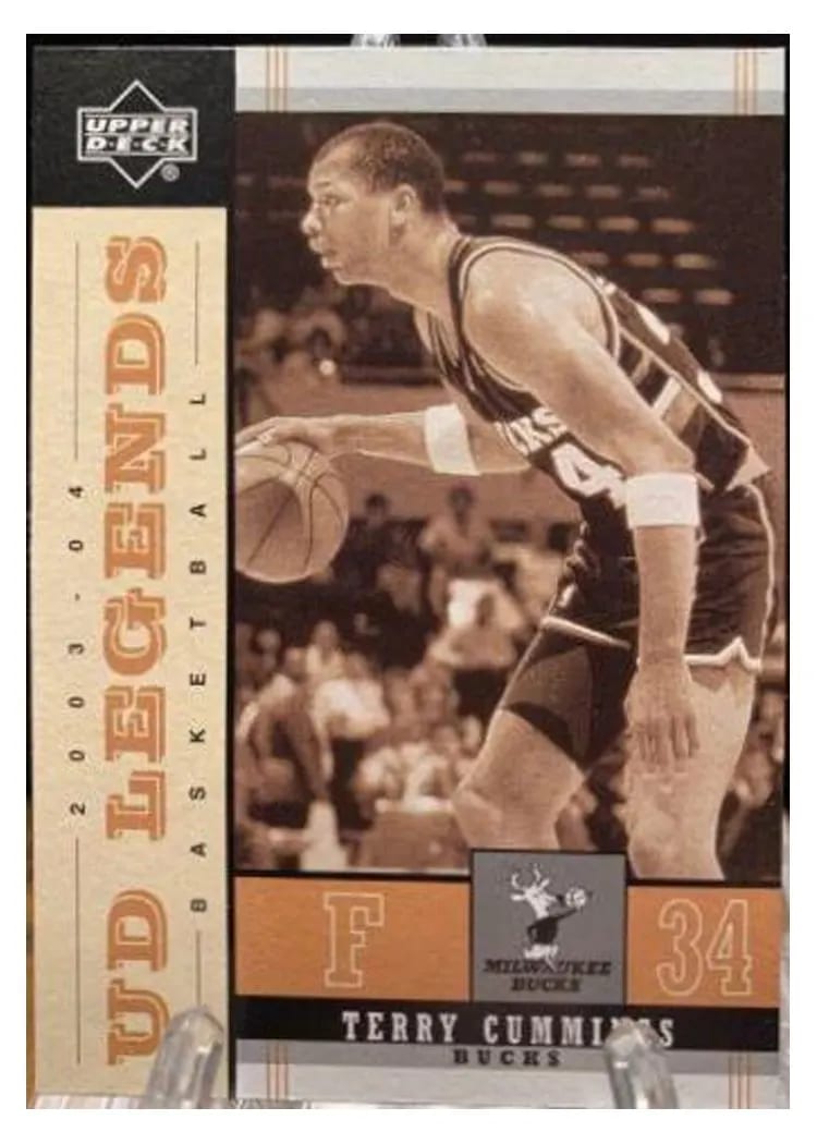 2003 Upper Deck Legends Throwback Terry Cummings #52 card