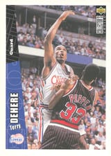 1996-97 Collector's Choice Base Set Terry Dehere #260 card