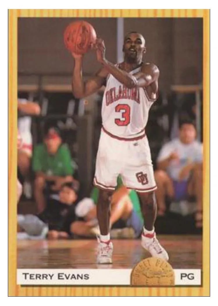 1993 Classic Draft Picks Terry Evans #32 card
