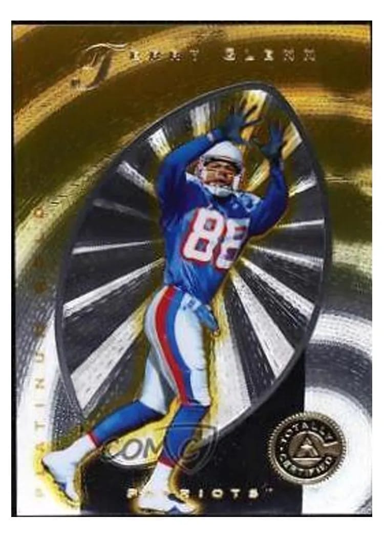 1997 Pinnacle Totally Certified Terry Glenn Platinum Gold #19 card
