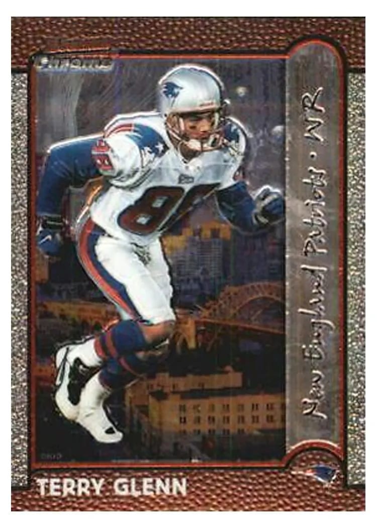 1999 Bowman Chrome Terry Glenn #42 card