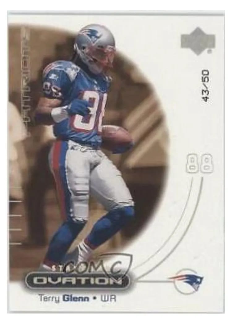 2000 Upper Deck Ovation Terry Glenn #34 card