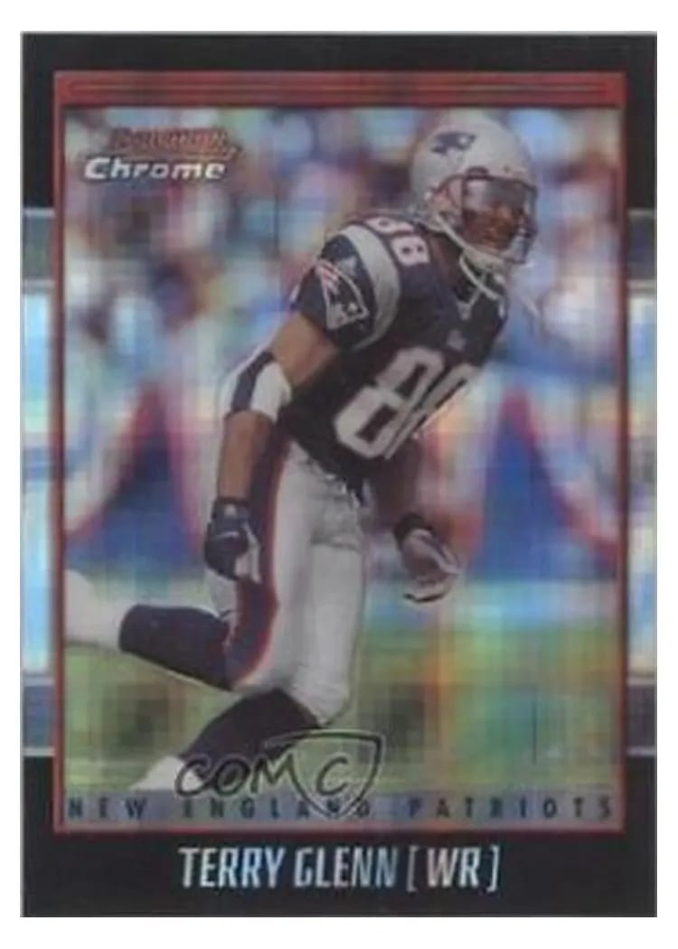 2001 Bowman Chrome Terry Glenn #16 card