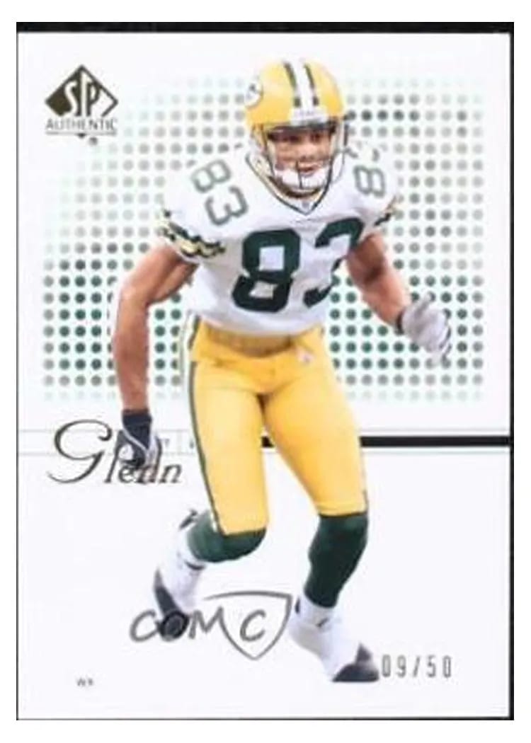 2002 SP Authentic Terry Glenn #26 card