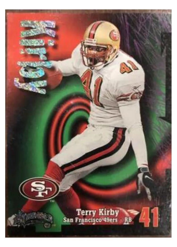 1998 Skybox Thunder Terry Kirby #46 card