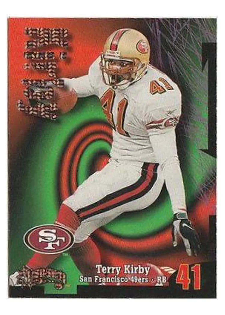1998 Skybox Thunder Terry Kirby #46 card