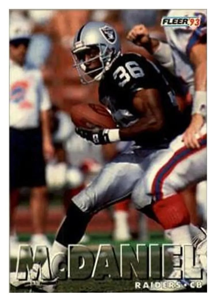 1993 Fleer Terry McDaniel #6 card