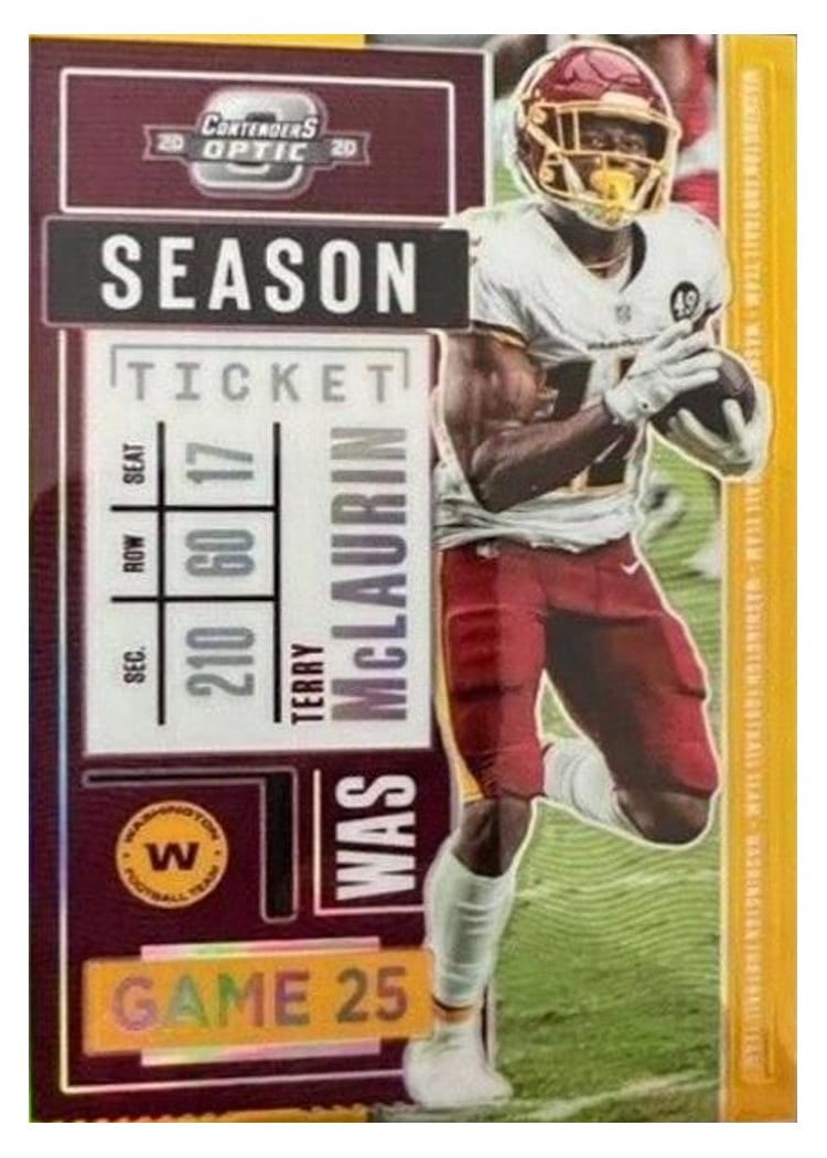 2020 Panini Contenders Optic Base Set Terry McLaurin #58 card
